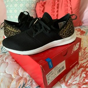 Women’s size 10 new balance shoes. Leopard print. Worn twice.